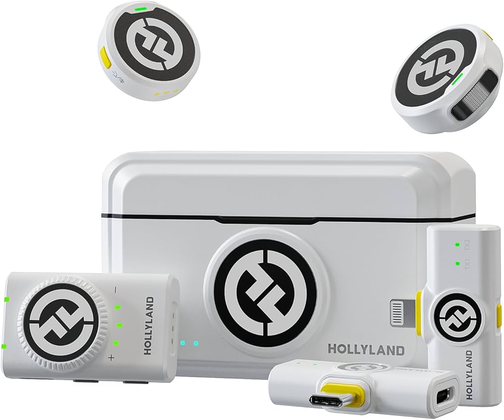 Hollyland Lark M2 Wireless Lavalier Microphone (2TX+3RX